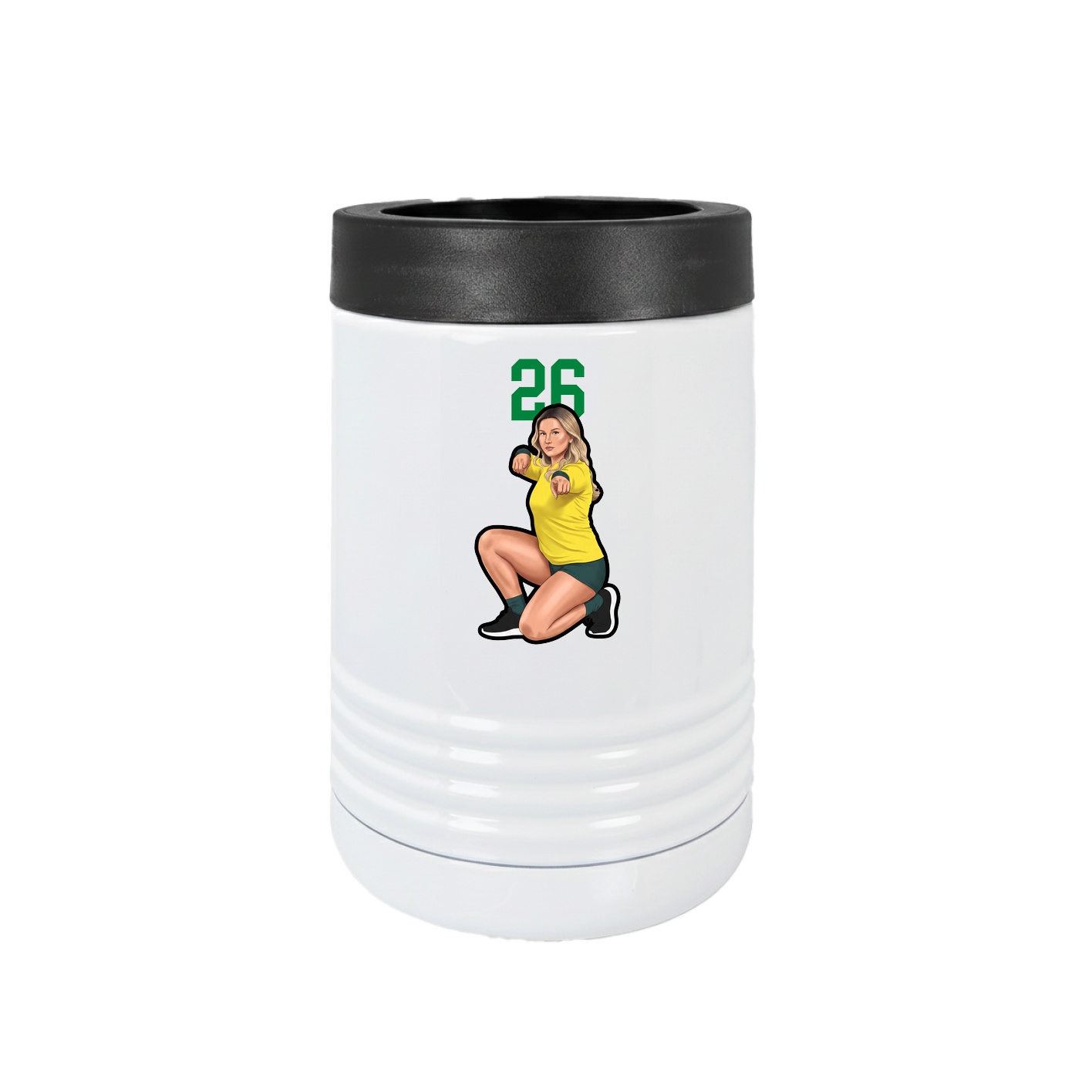 Beverage Holder — Number Top in White