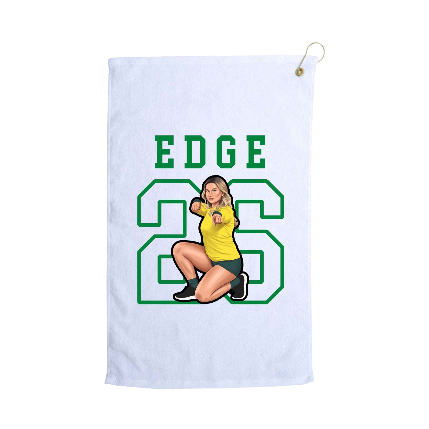 Golf Towel — Shirsey in White