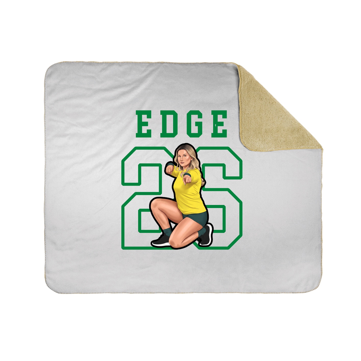 Throw Blanket — Shirsey in White