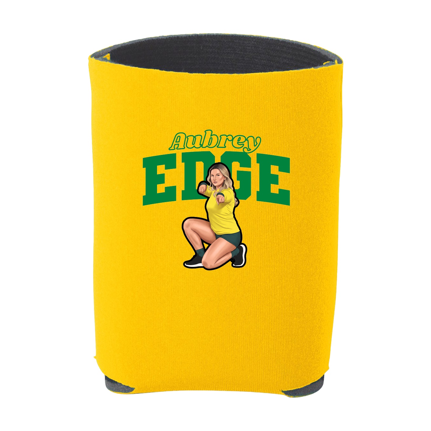 Can Holder — Name Arch in Yellow