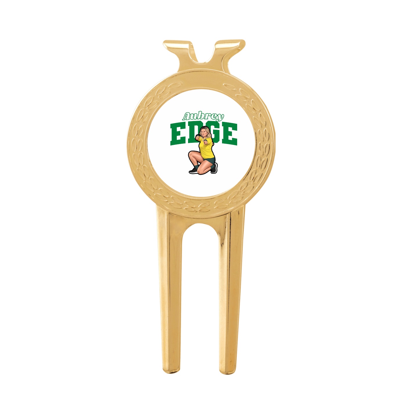 Divot Tool with Ball Marker — Name Arch in Classic