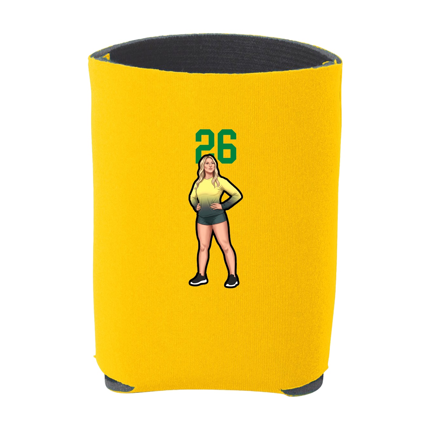 Can Holder — Number Top in Yellow