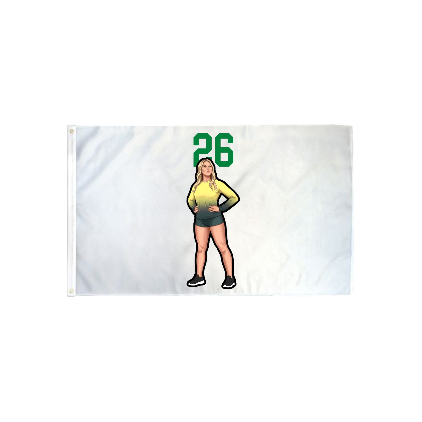 3x5 Flag — Number Top in Classic
