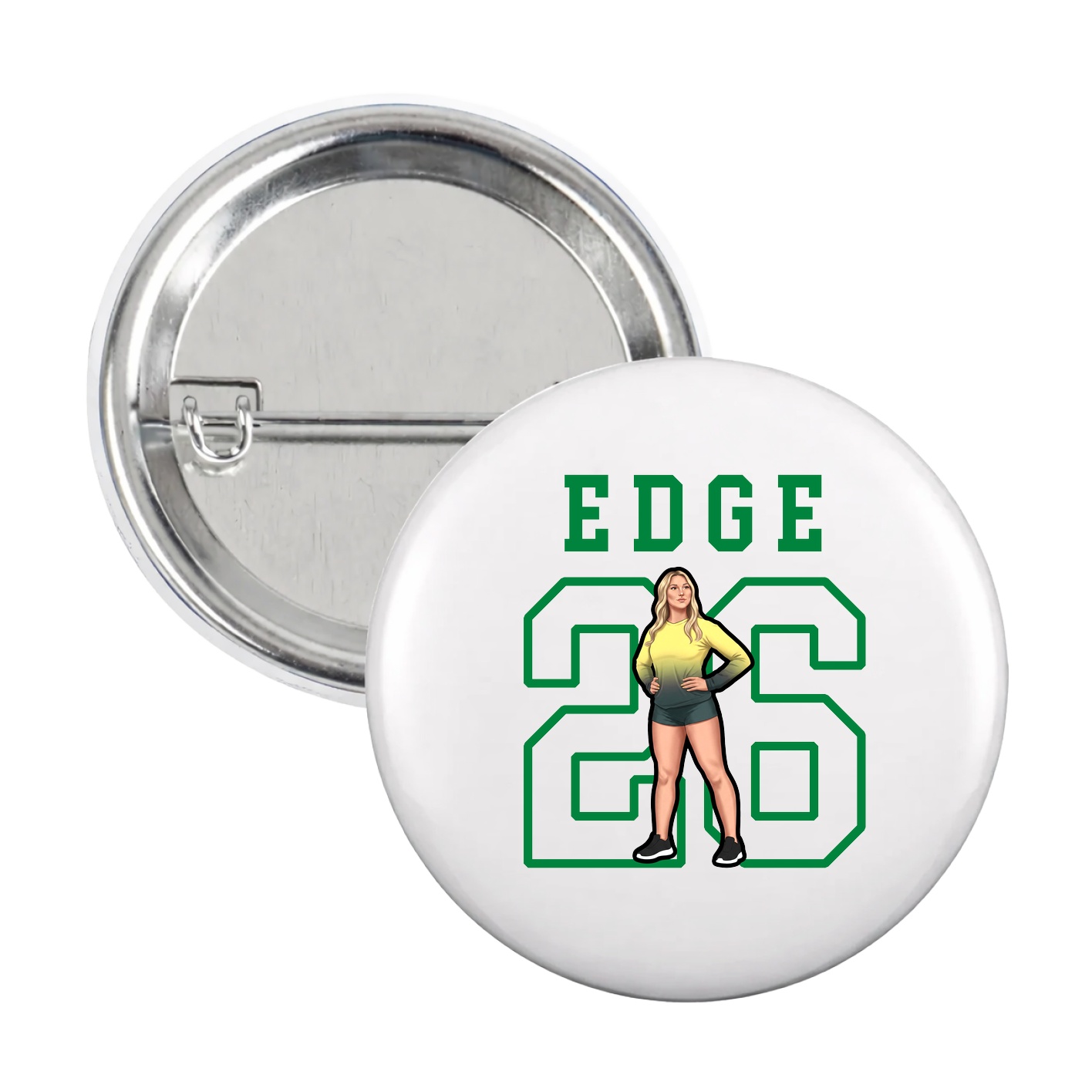 Game Day Button — Shirsey in White