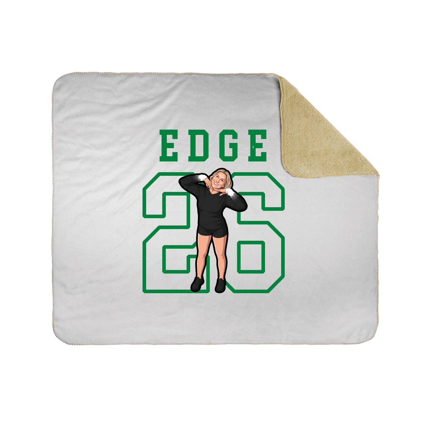 Throw Blanket — Shirsey in White