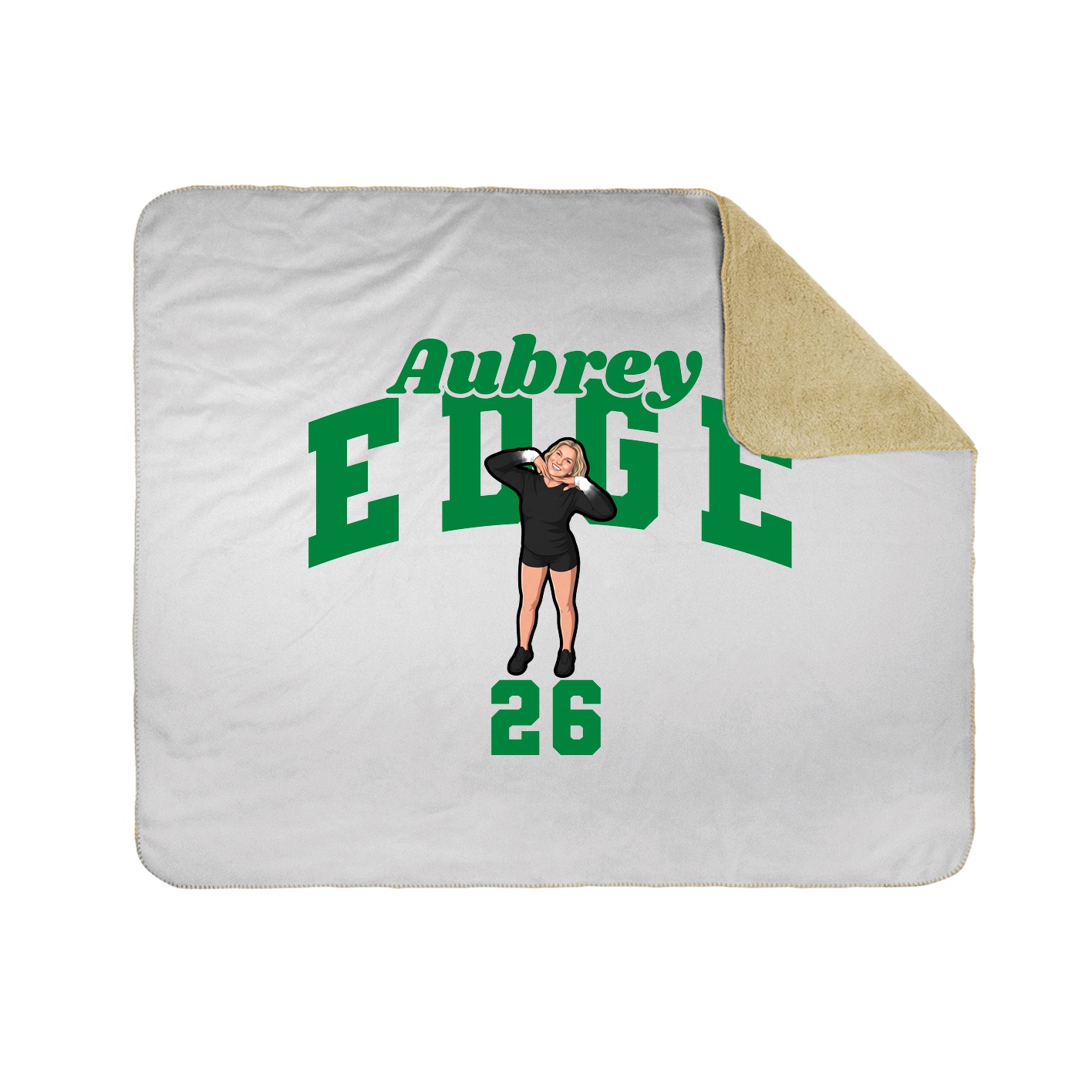 Throw Blanket — Signature Arch in White