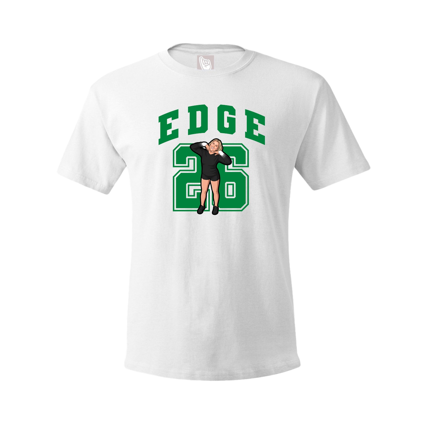 Youth Tee — Number in White