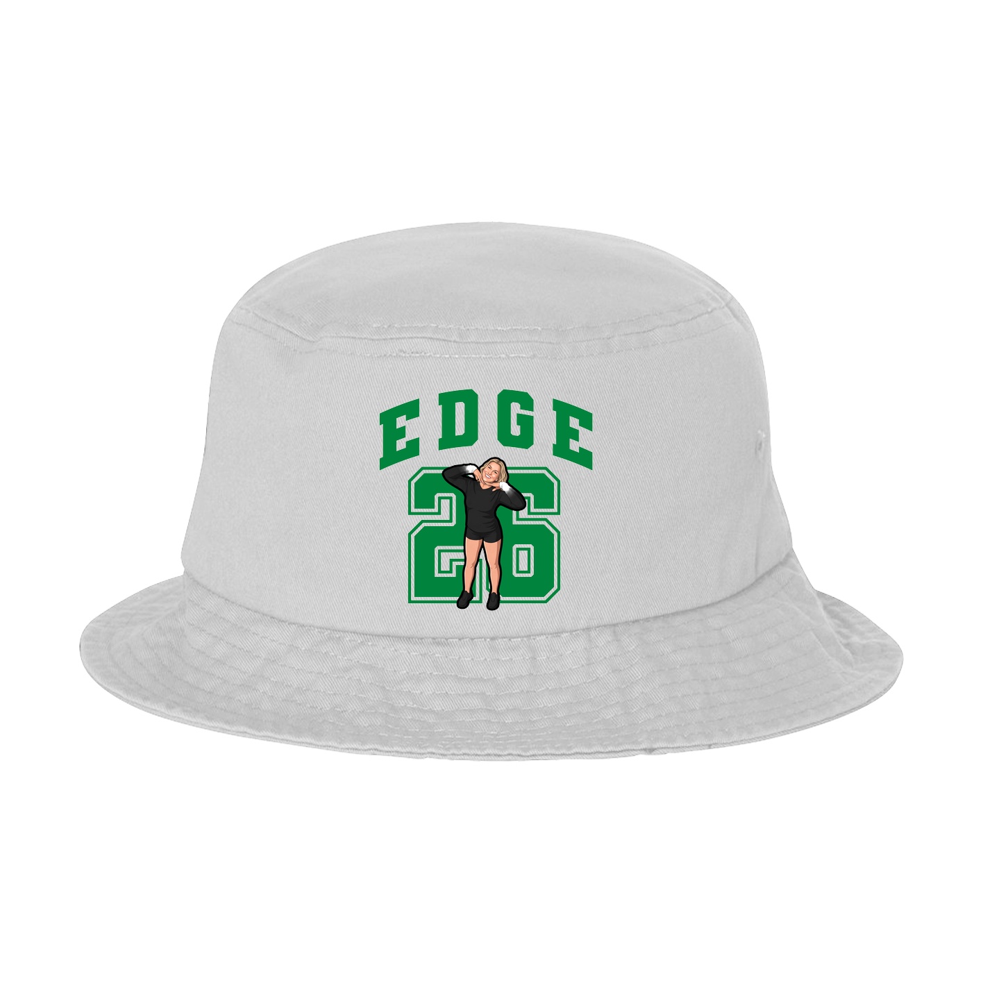 Bucket Cap — Number in White