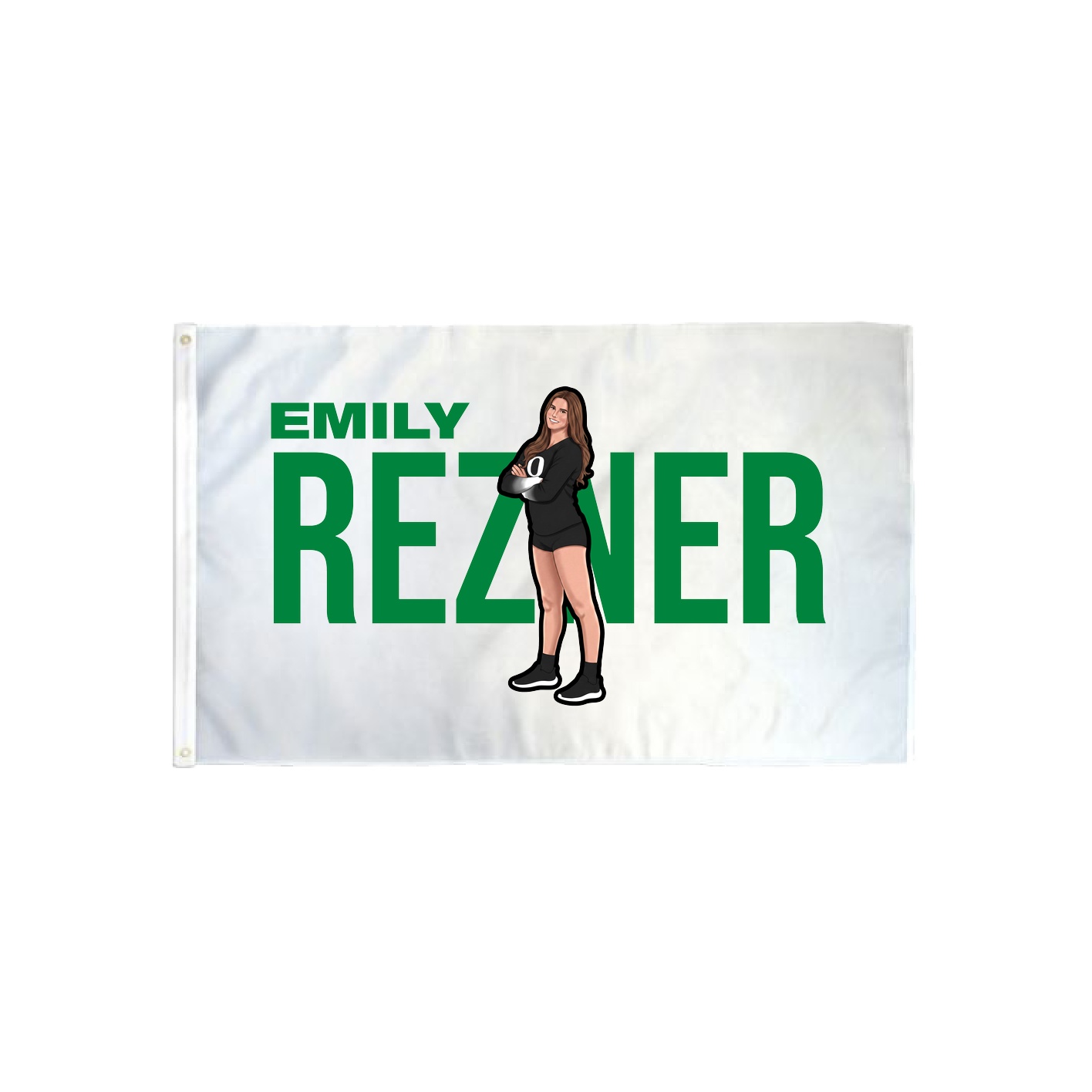 3x5 Flag — Player Name in Classic