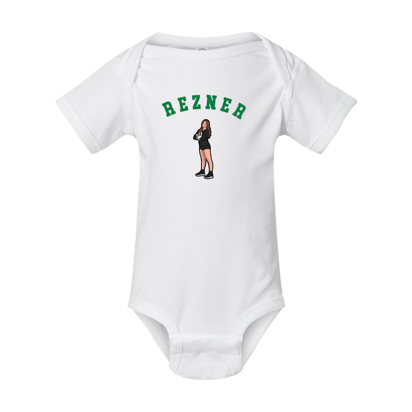 Baby Onesie — Shirsey Arch in White
