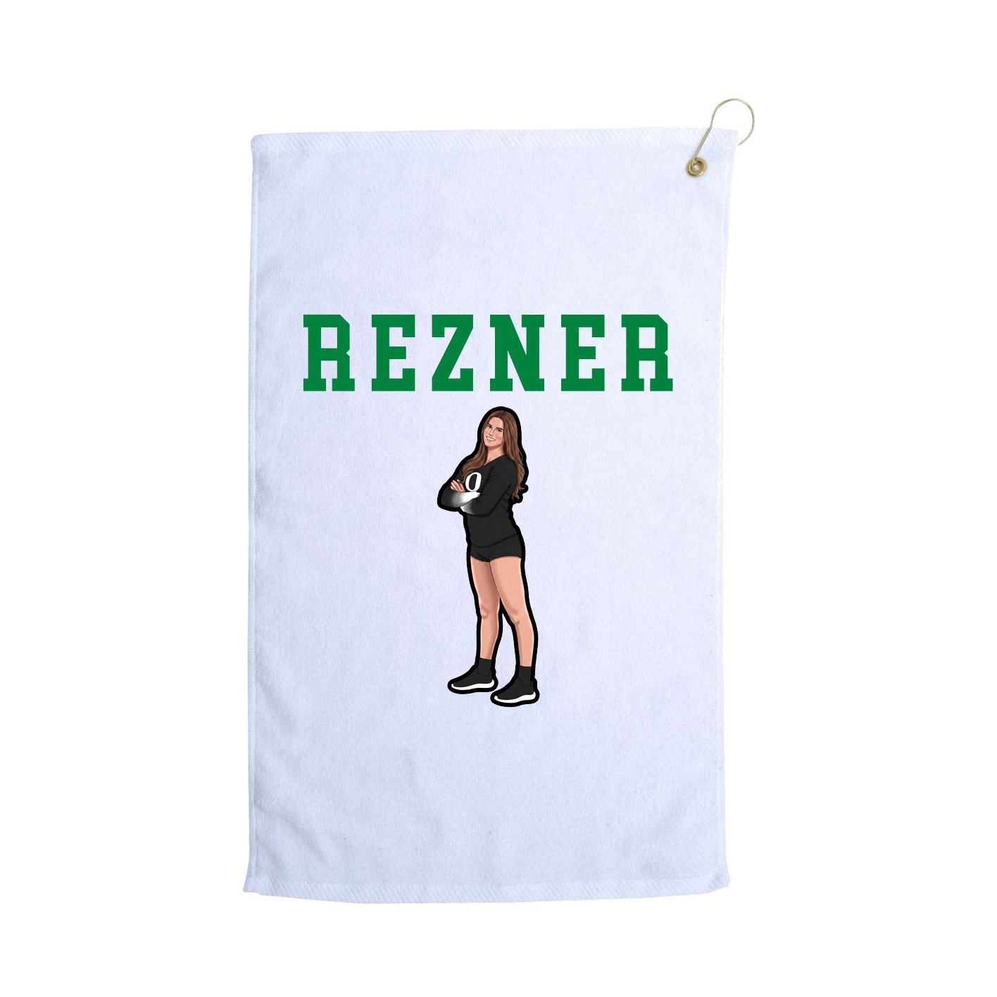 Golf Towel — Shirsey in White
