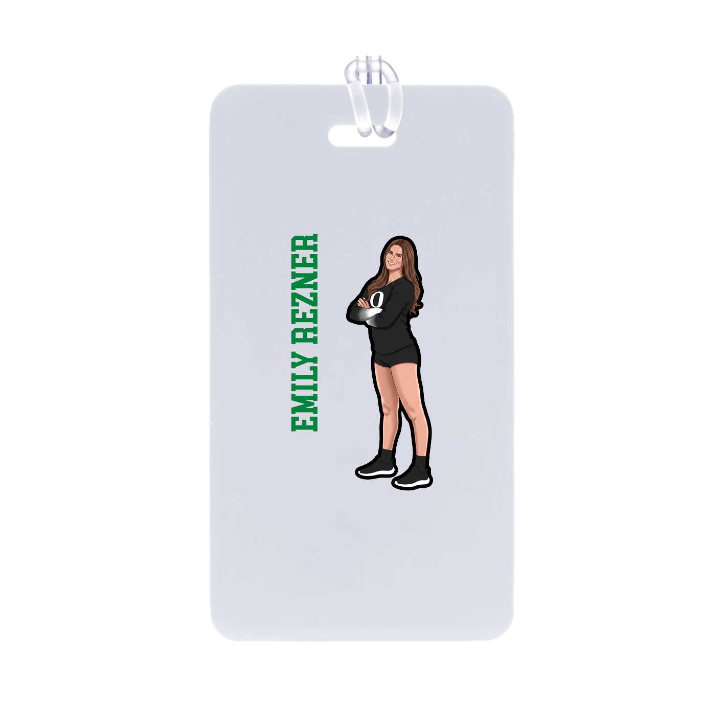 Bag Tag — Name Vertical in Classic