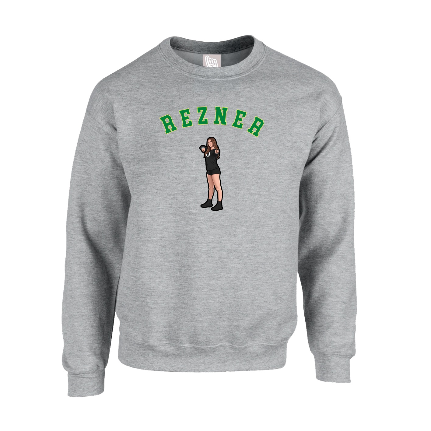 Fleece Crew — Shirsey Arch in Grey