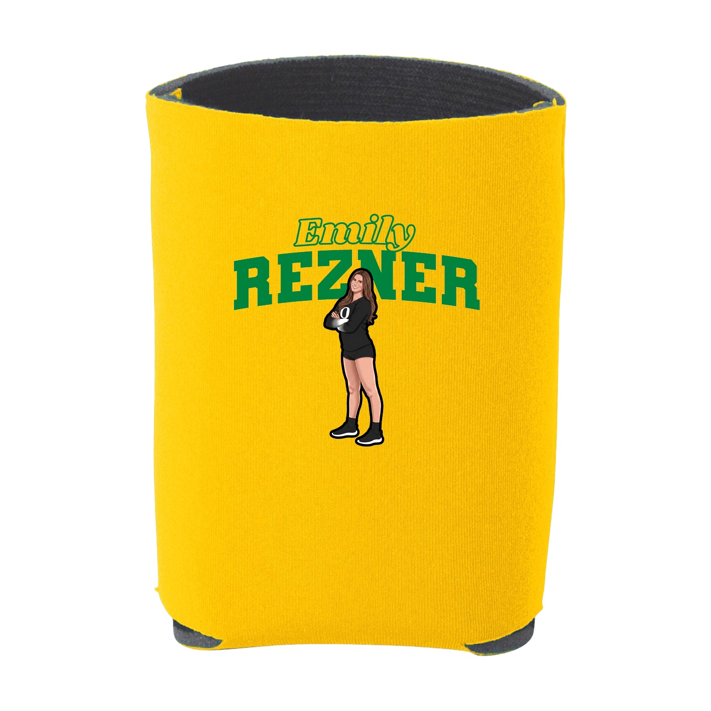 Can Holder — Name Arch in Yellow