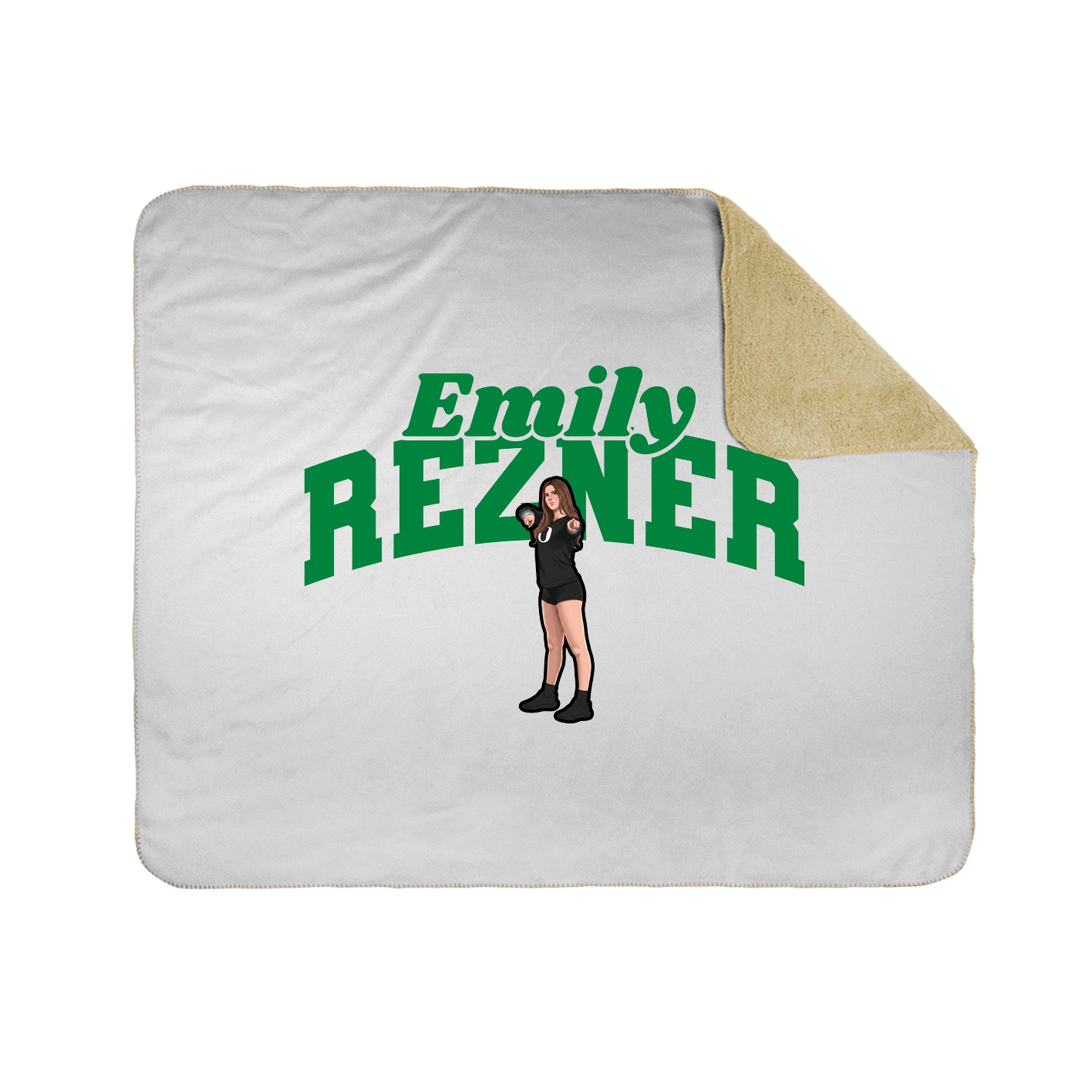 Throw Blanket — Signature Arch in White
