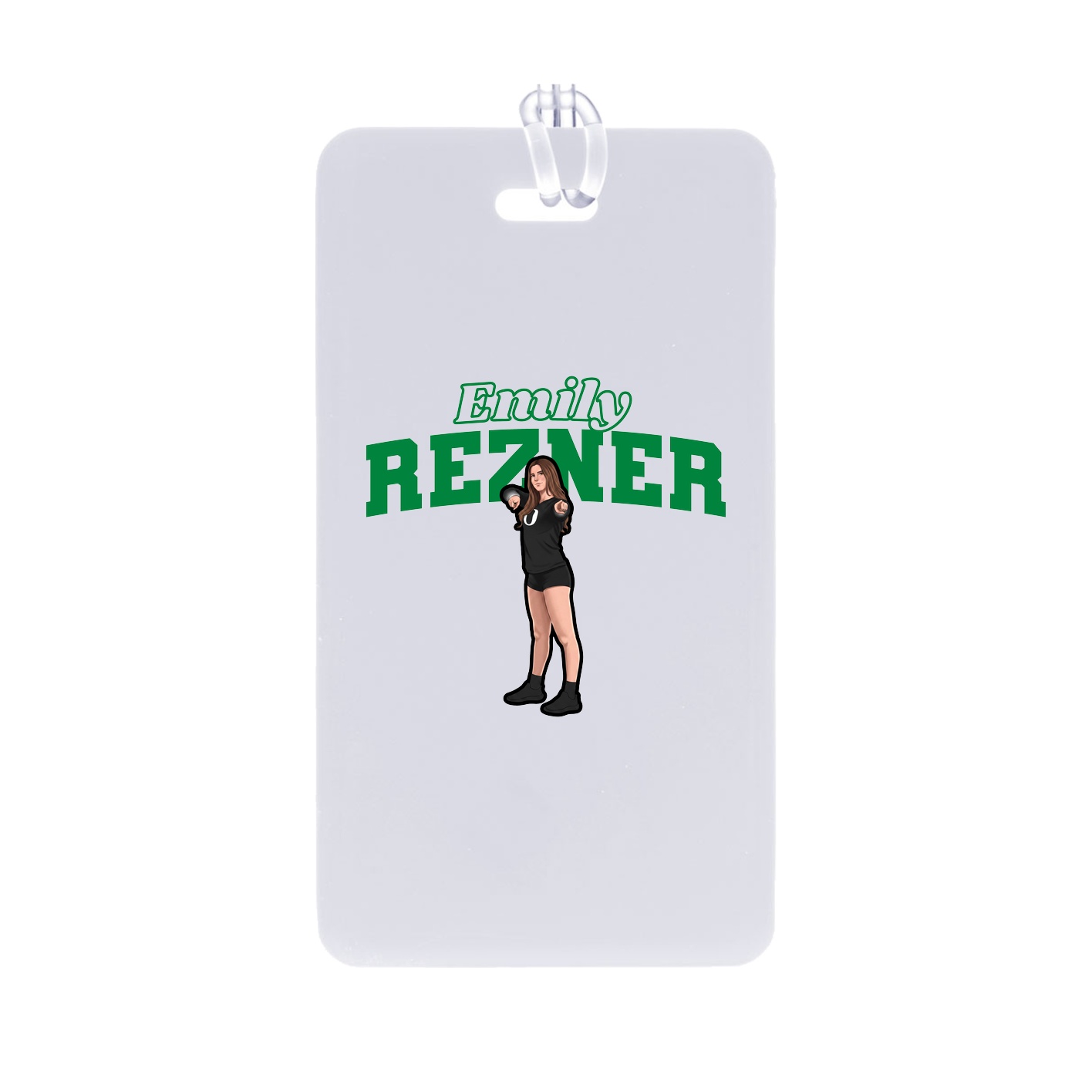 Bag Tag — Name Arch in Classic