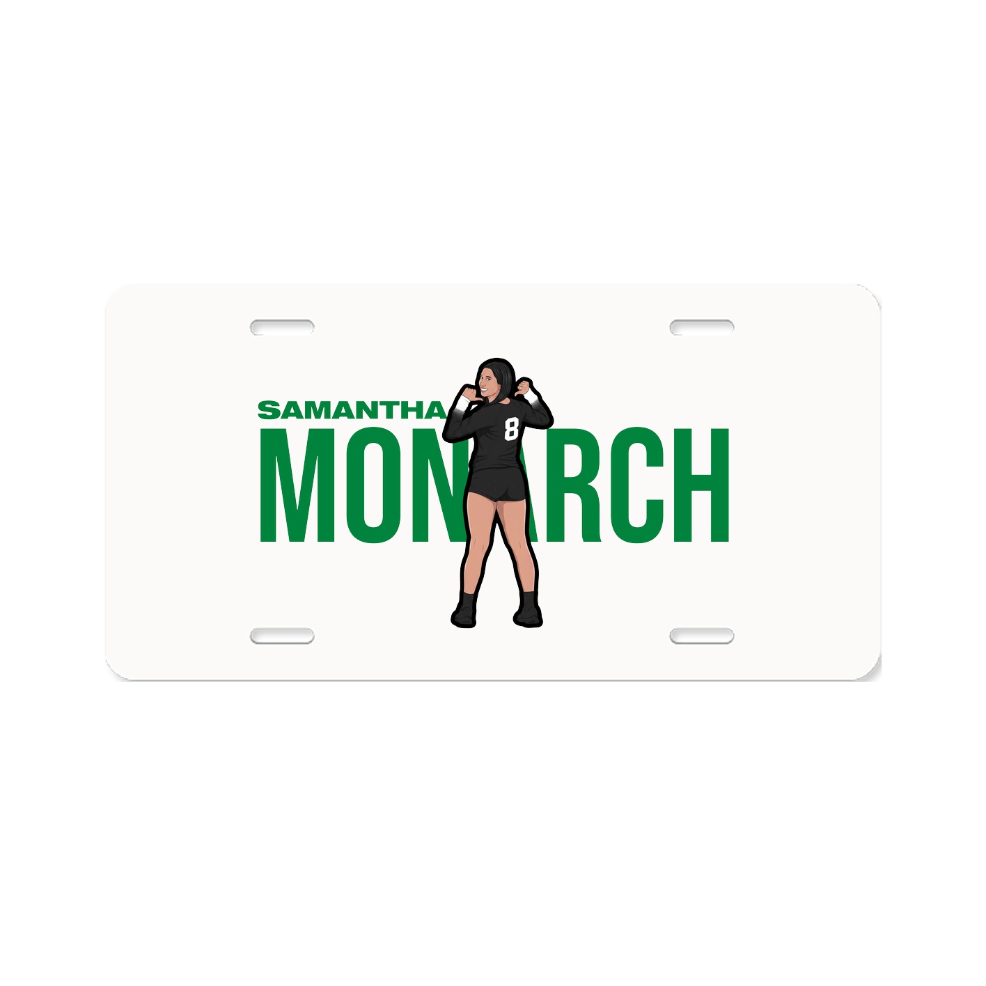 License Plate — Player Name in Classic