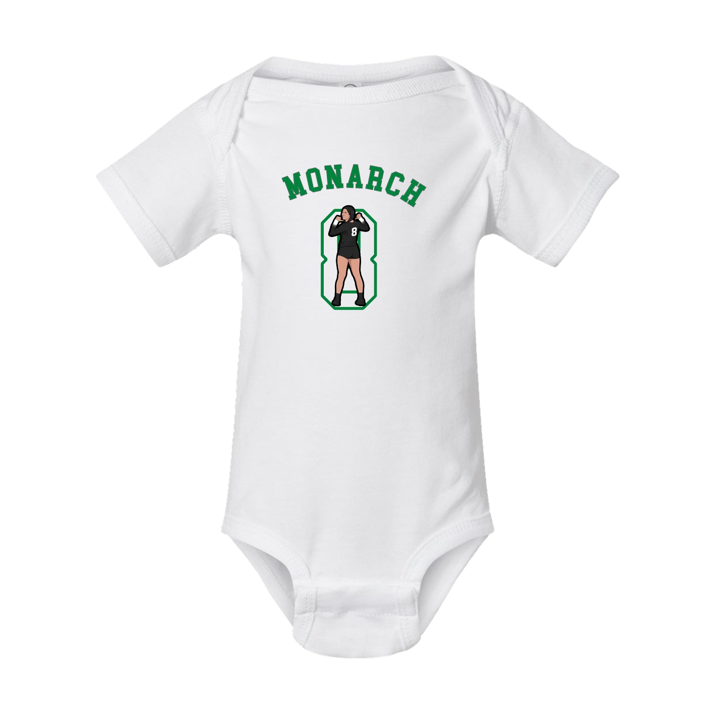 Baby Onesie — Shirsey Arch in White