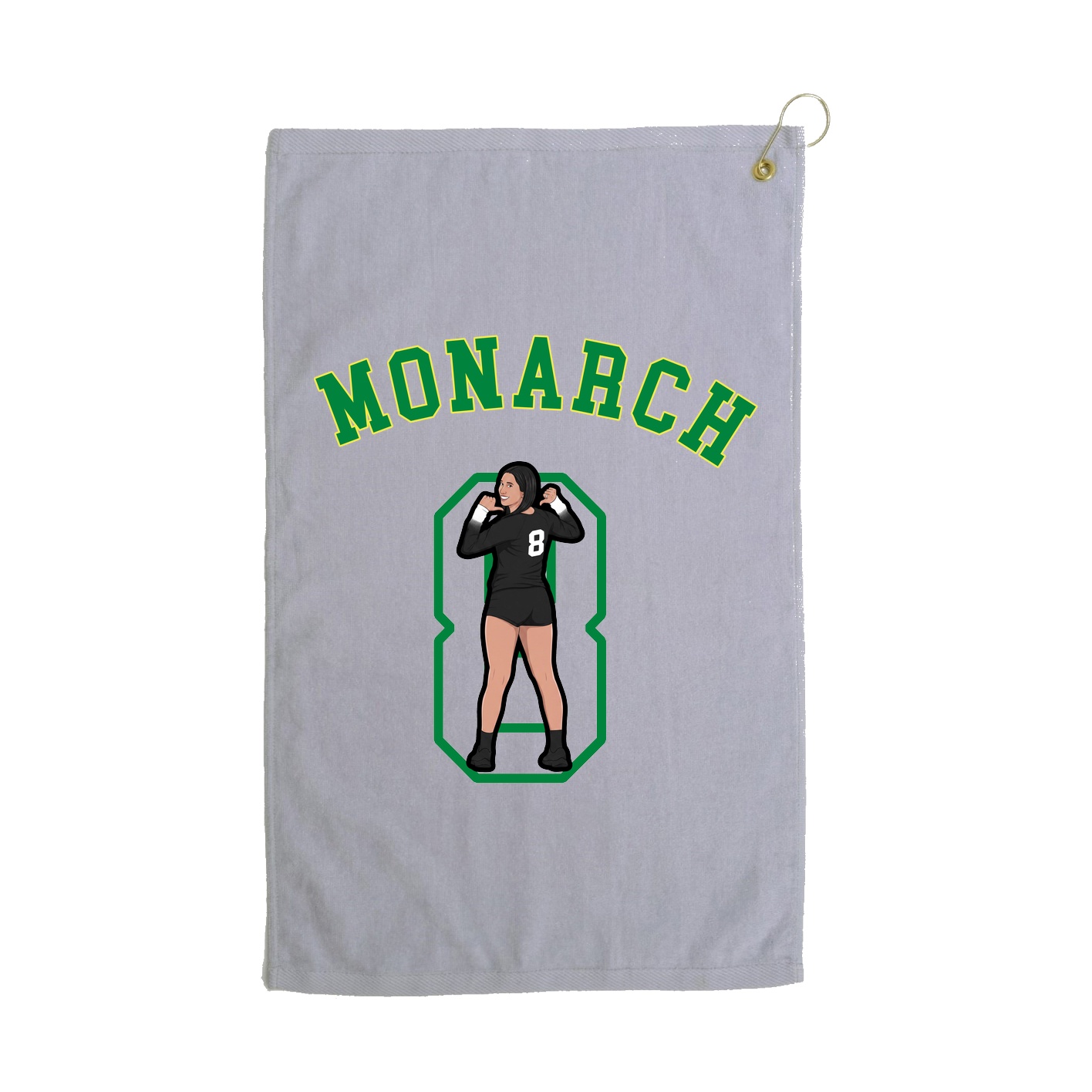Golf Towel — Shirsey Arch in Grey
