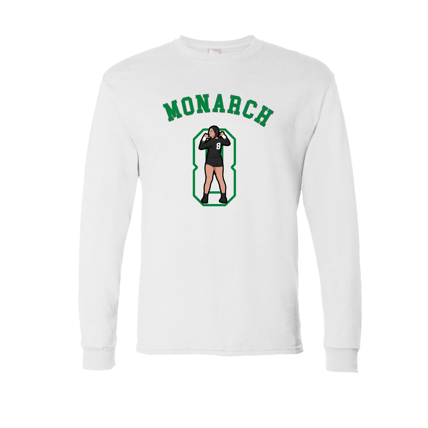 Long Sleeve Tee — Shirsey Arch in White