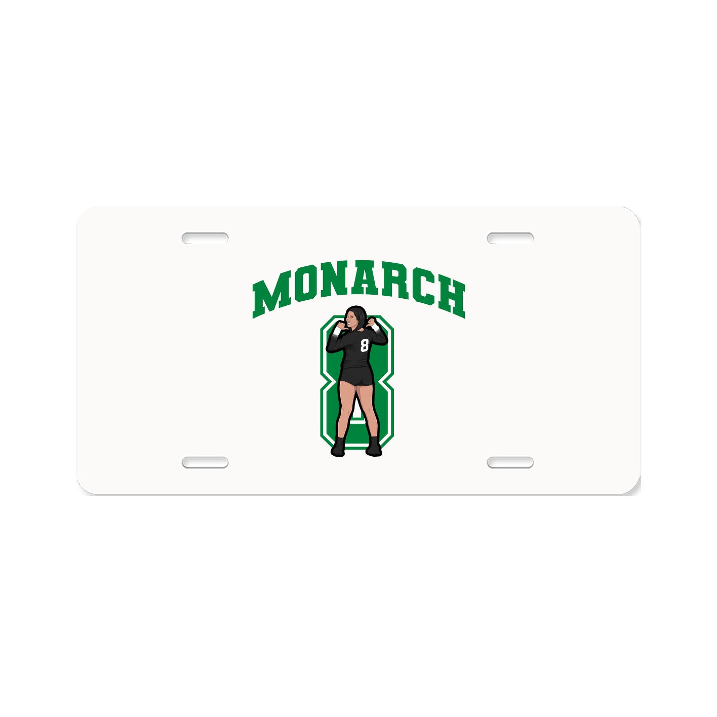 License Plate — Number in Classic