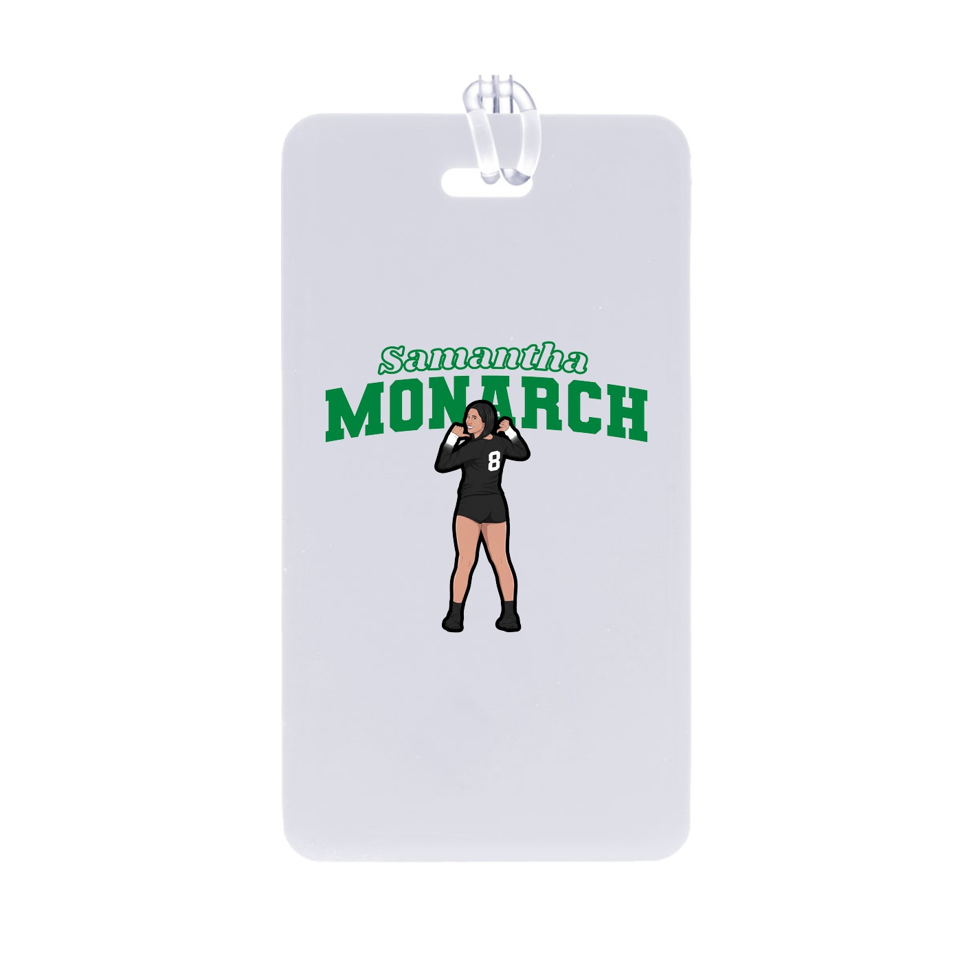 Bag Tag — Name Arch in Classic