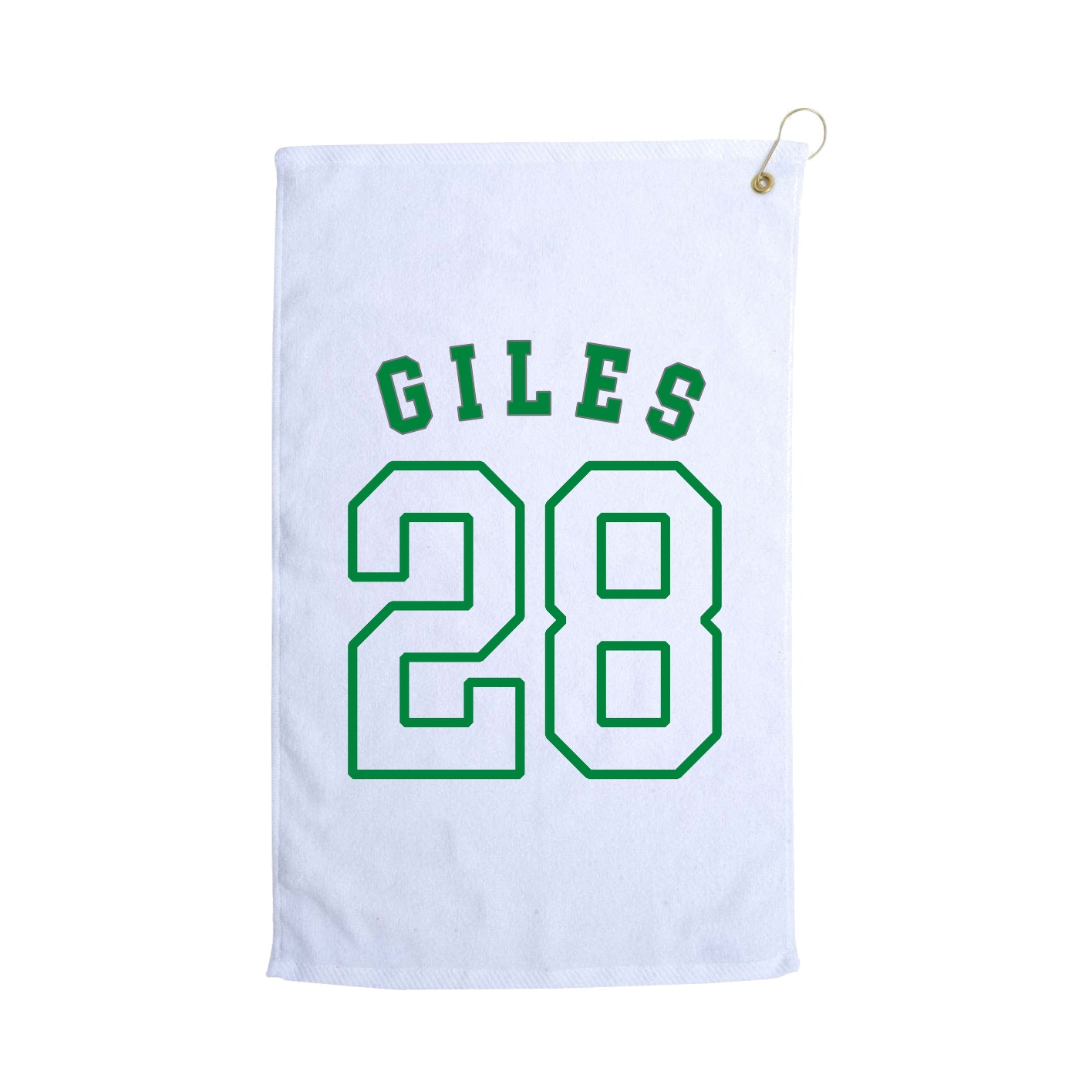 Golf Towel — Shirsey Arch in White