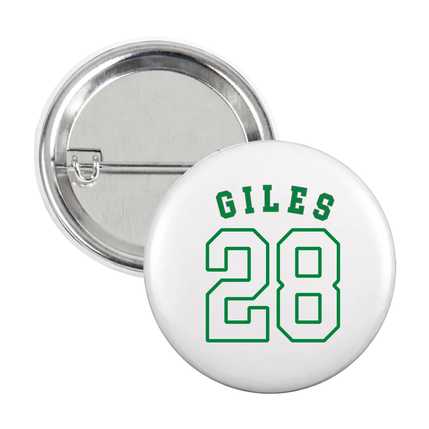 Game Day Button — Shirsey Arch in White