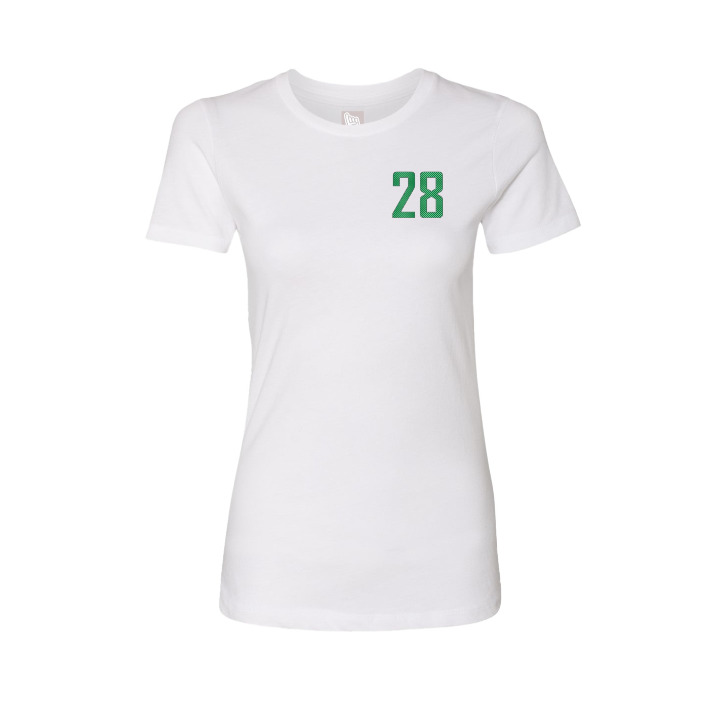 Fitted Women's Tee — Front Shirsy in White