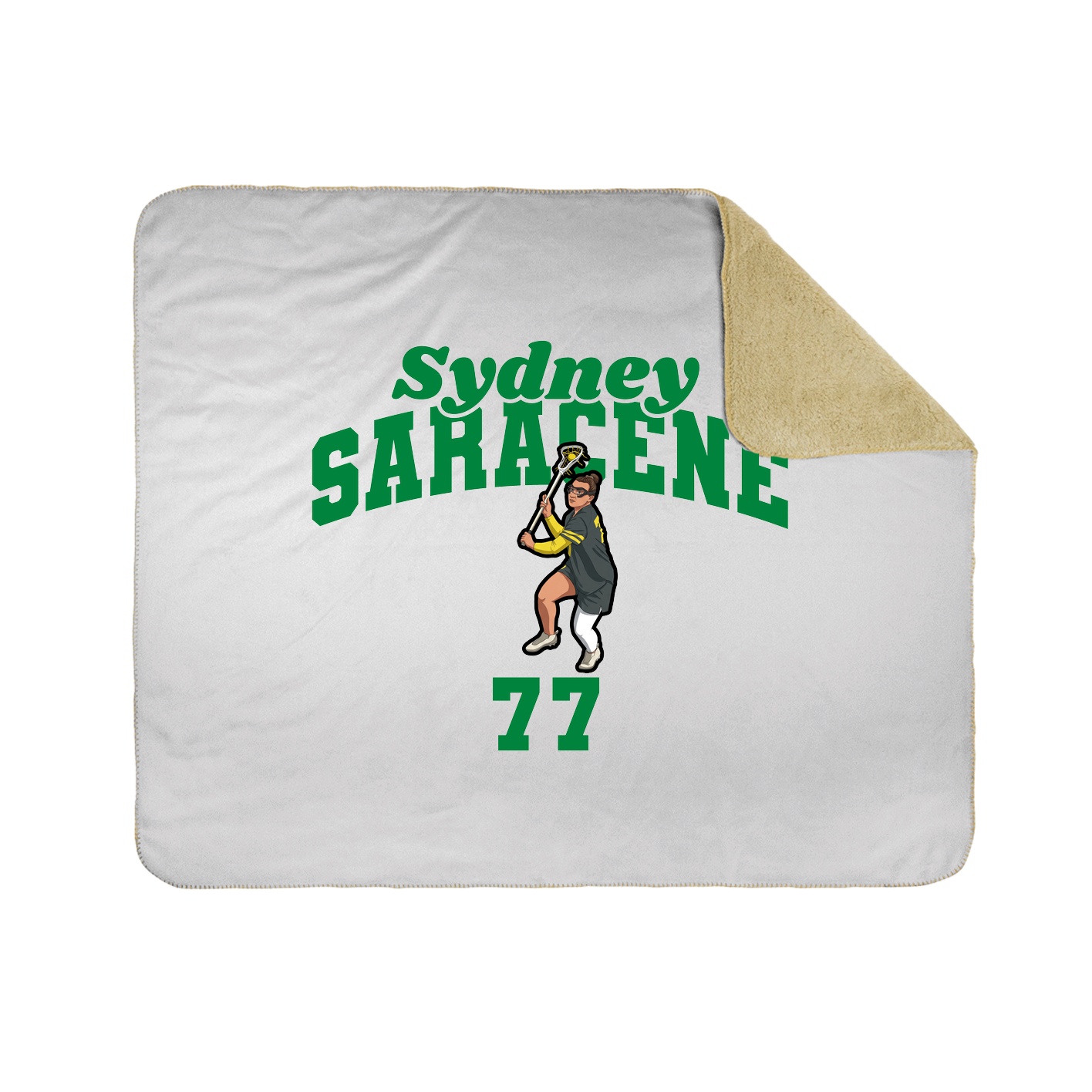 Throw Blanket — Signature Arch in White