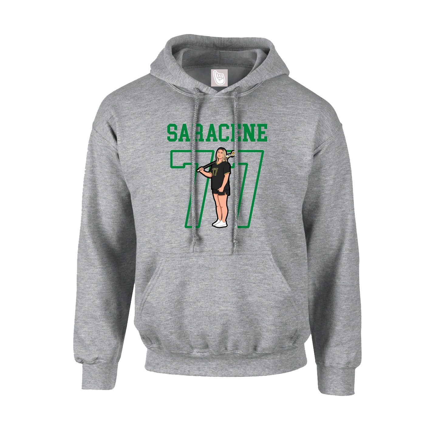 Hoodie — Shirsey in Grey