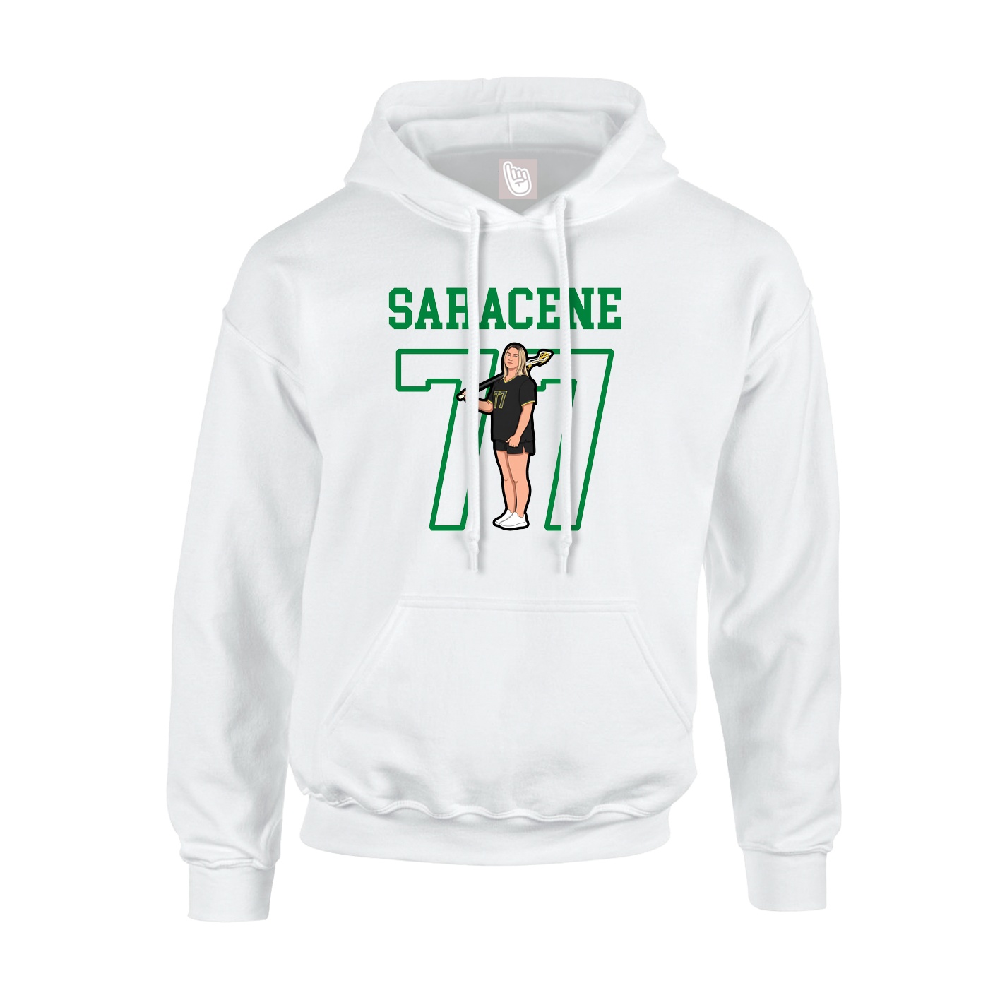 Youth Hoodie — Shirsey in White
