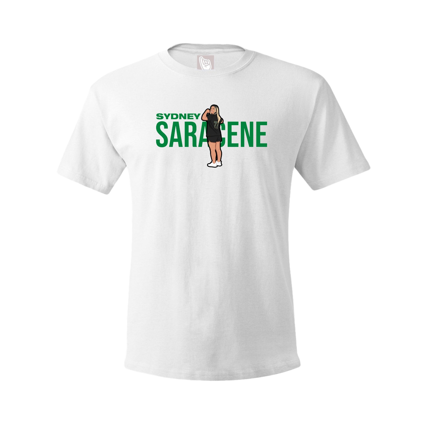 Youth Tee — Player Name in White