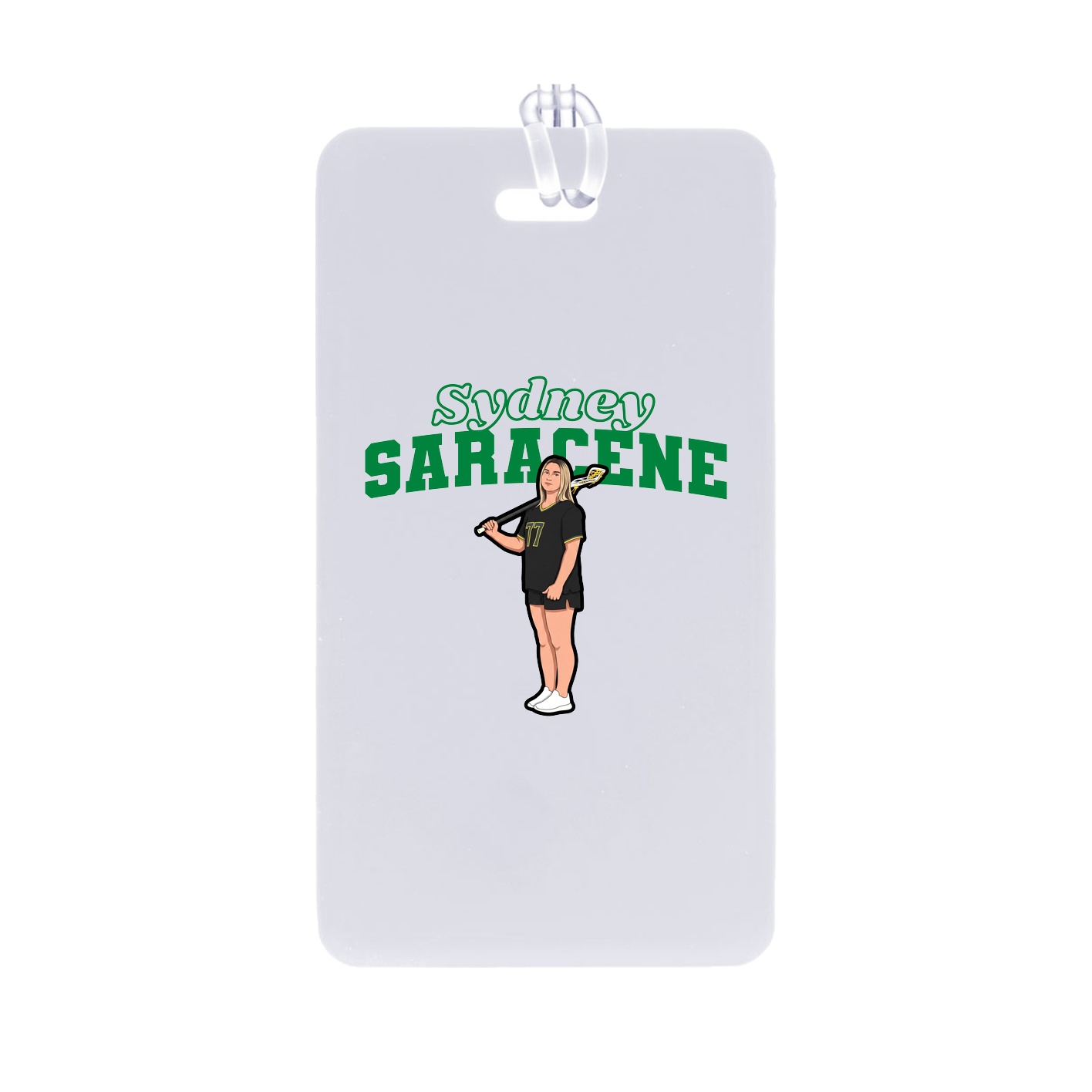 Bag Tag — Name Arch in Classic