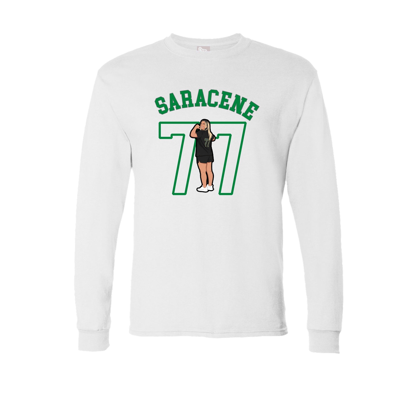 Long Sleeve Tee — Shirsey Arch in White