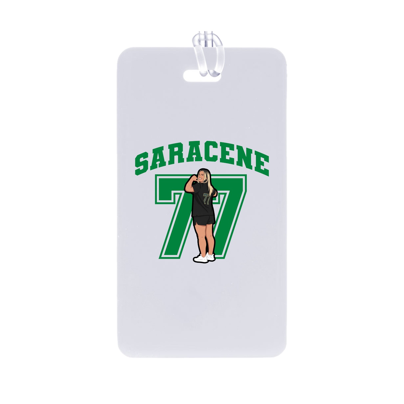 Bag Tag — Number in Classic