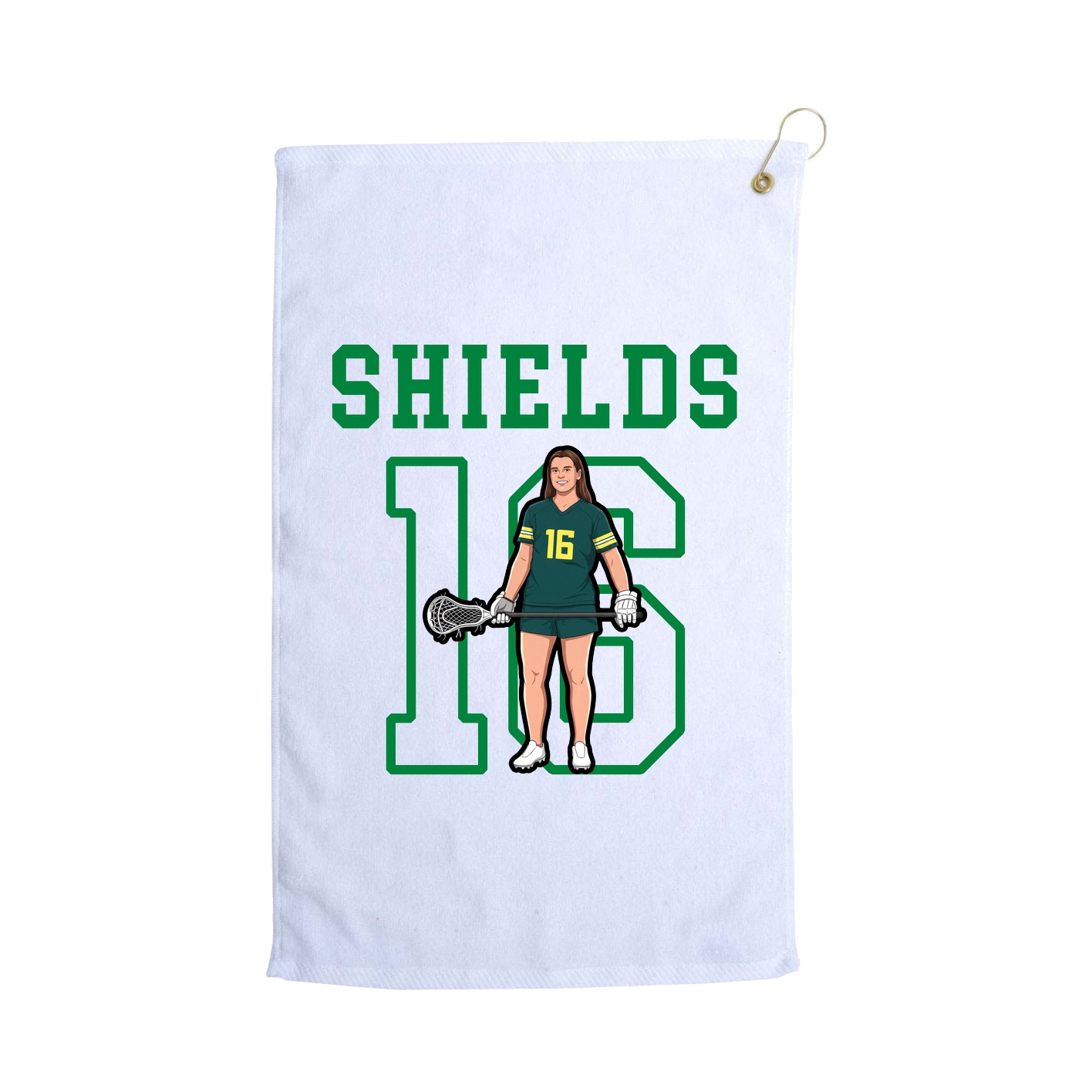 Golf Towel — Shirsey in White