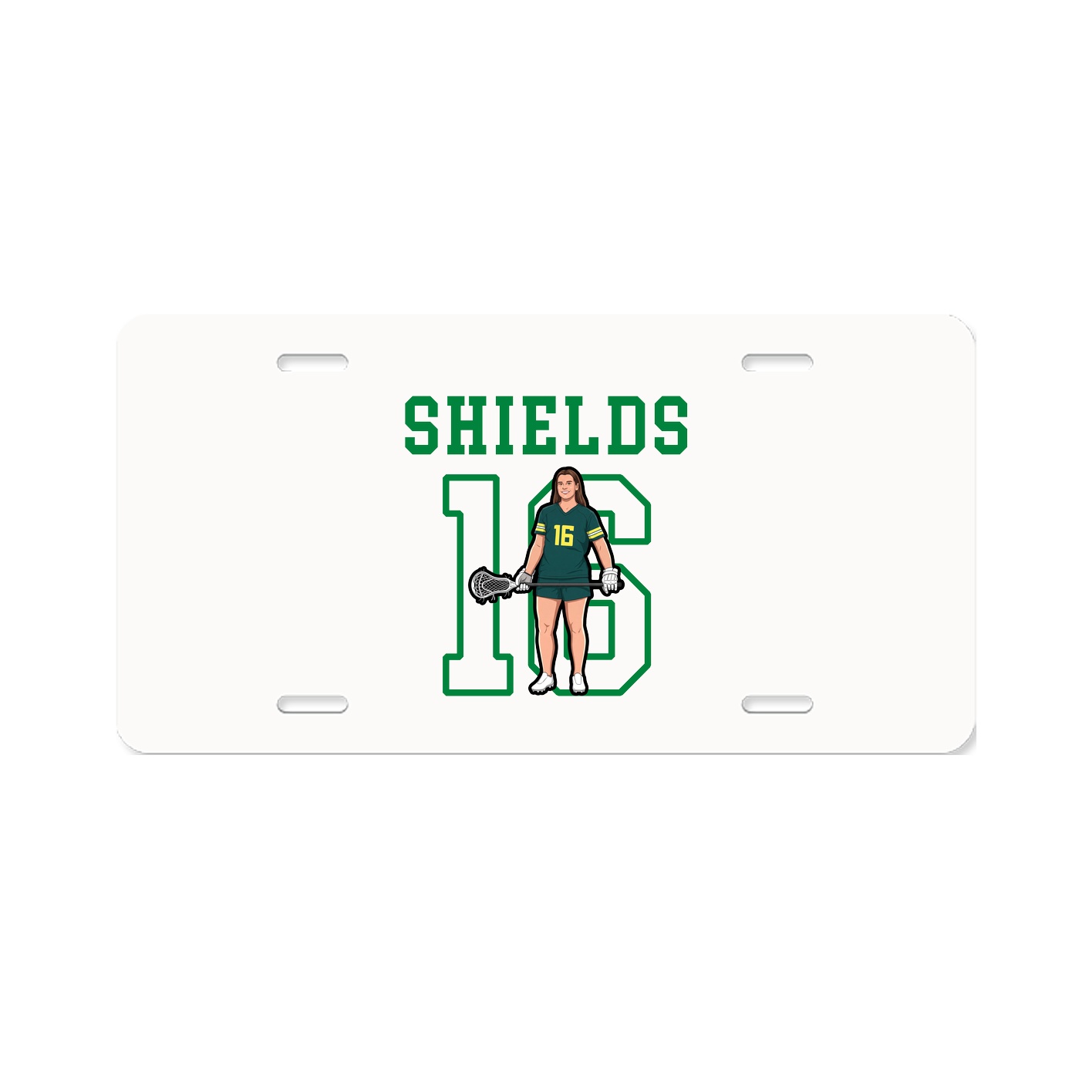 License Plate — Shirsey in Classic