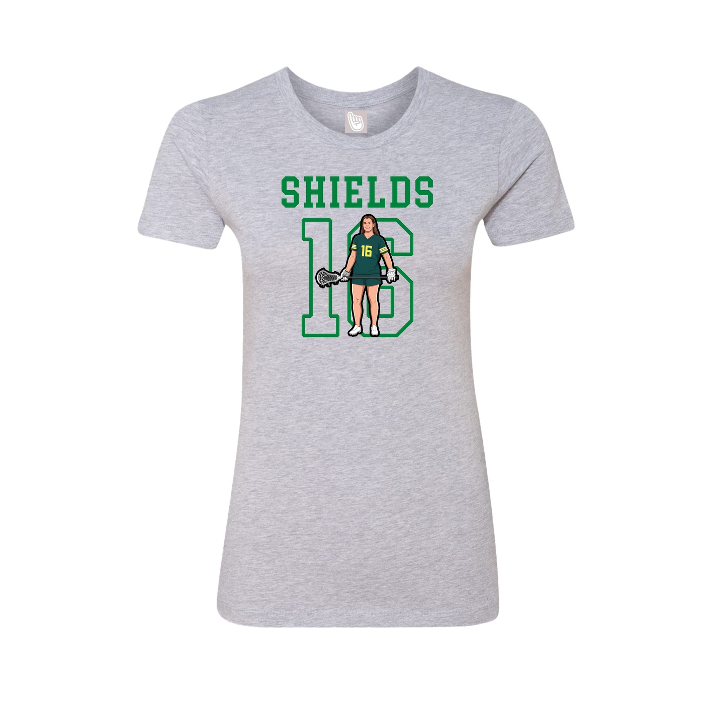 Fitted Women's Tee — Shirsey in Grey