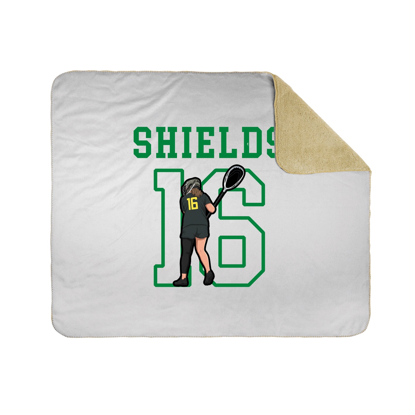 Throw Blanket — Shirsey in White