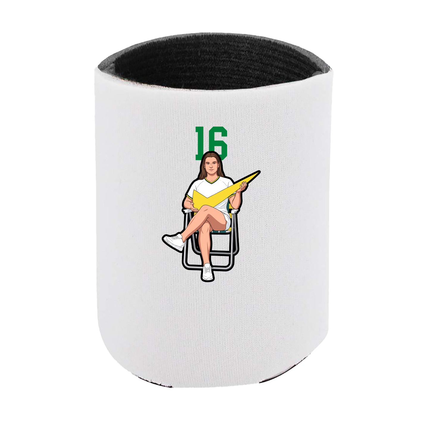 Can Holder — Number Top in White