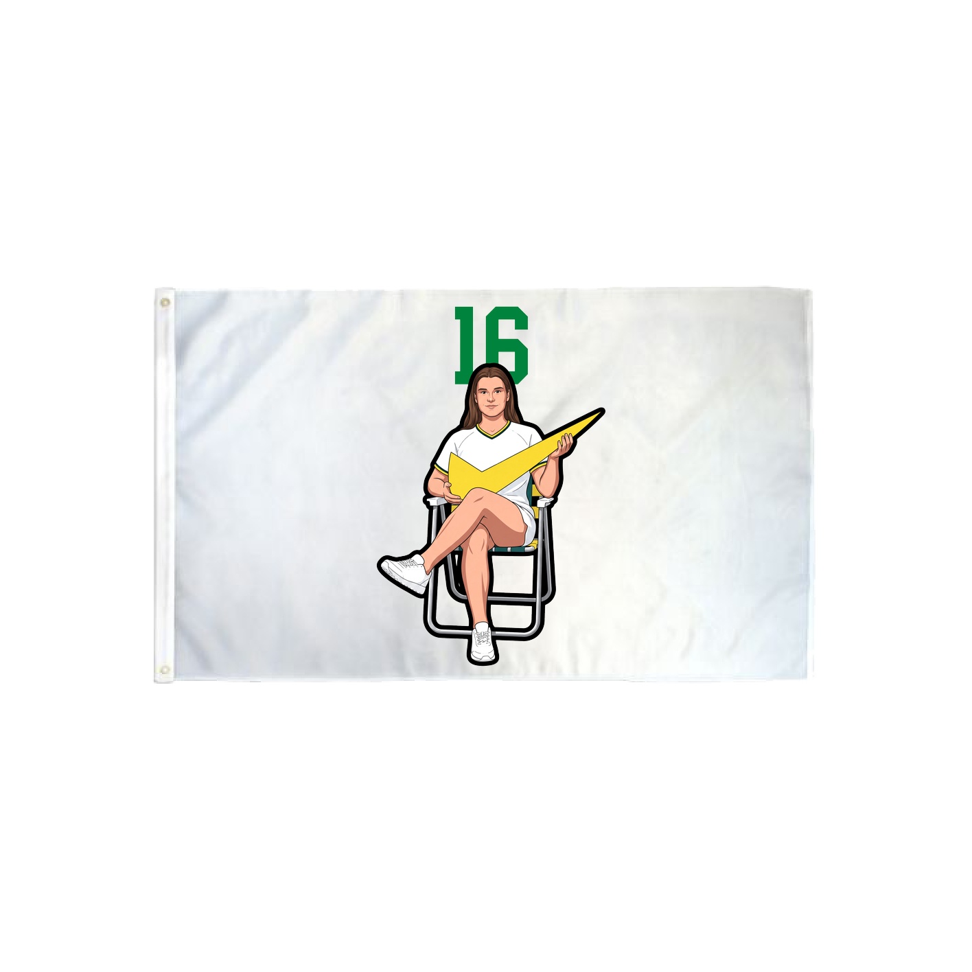 3x5 Flag — Number Top in Classic