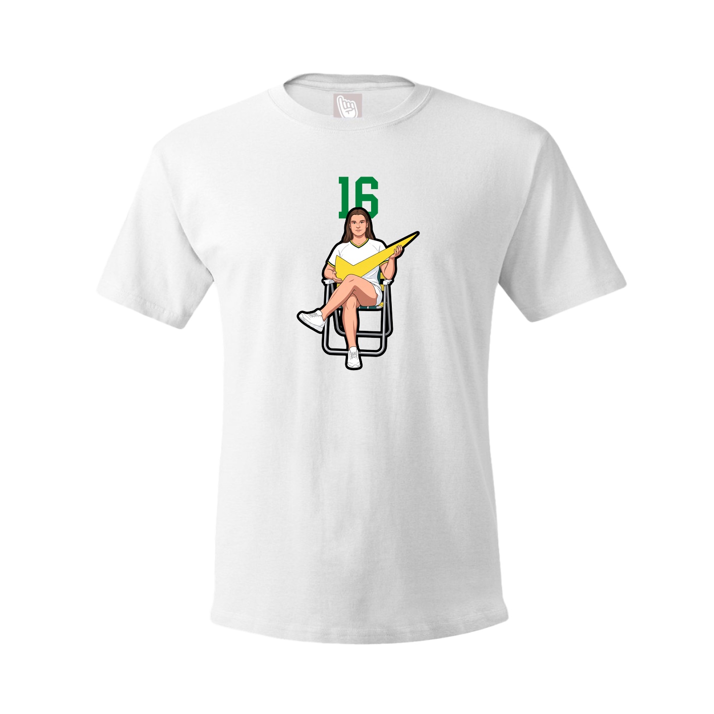 Tee — Number Top in White