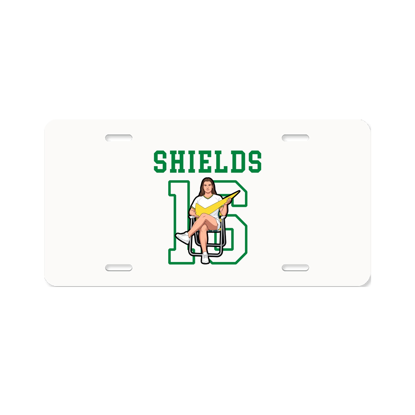 License Plate — Shirsey in Classic