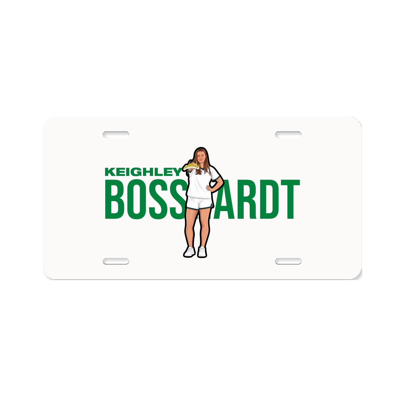 License Plate — Player Name in Classic