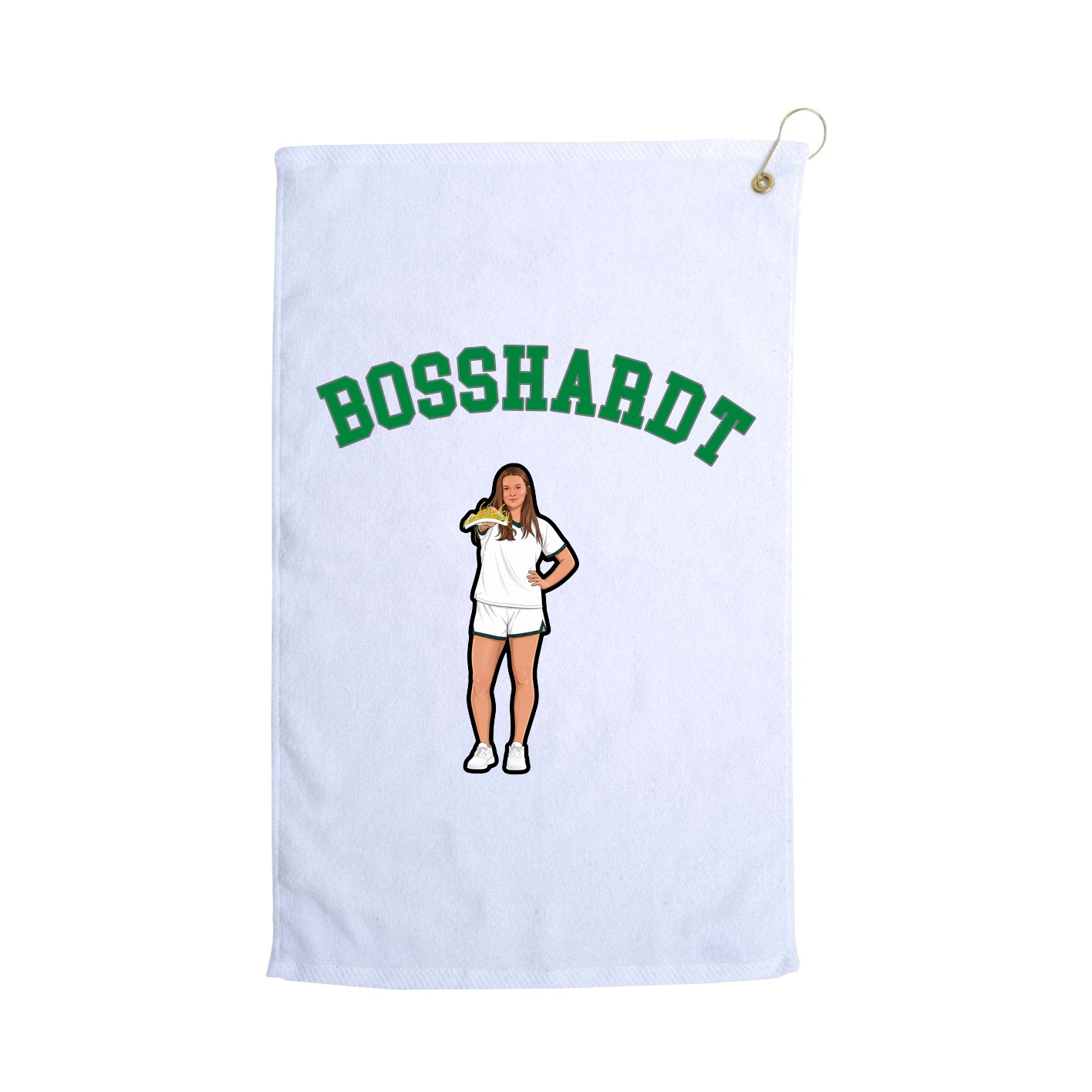 Golf Towel — Shirsey Arch in White