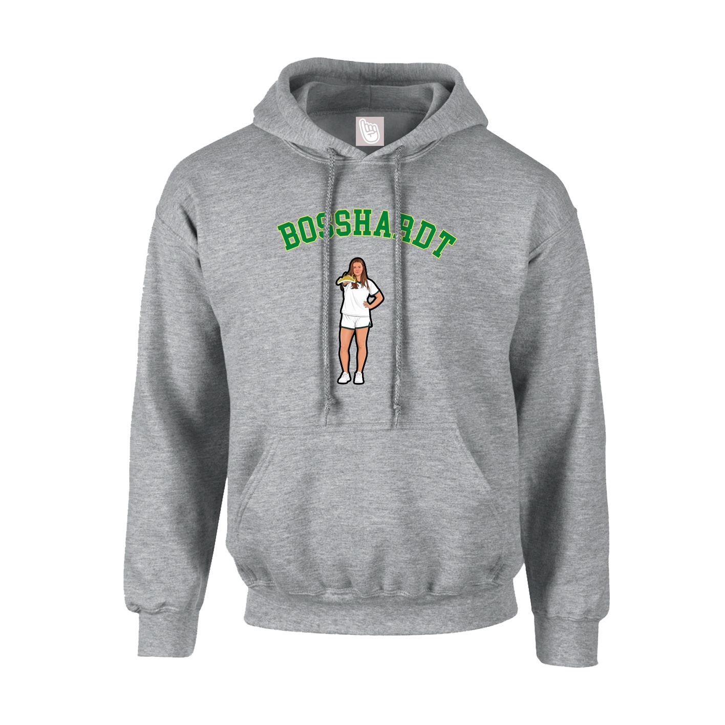 Youth Hoodie — Shirsey Arch in Grey