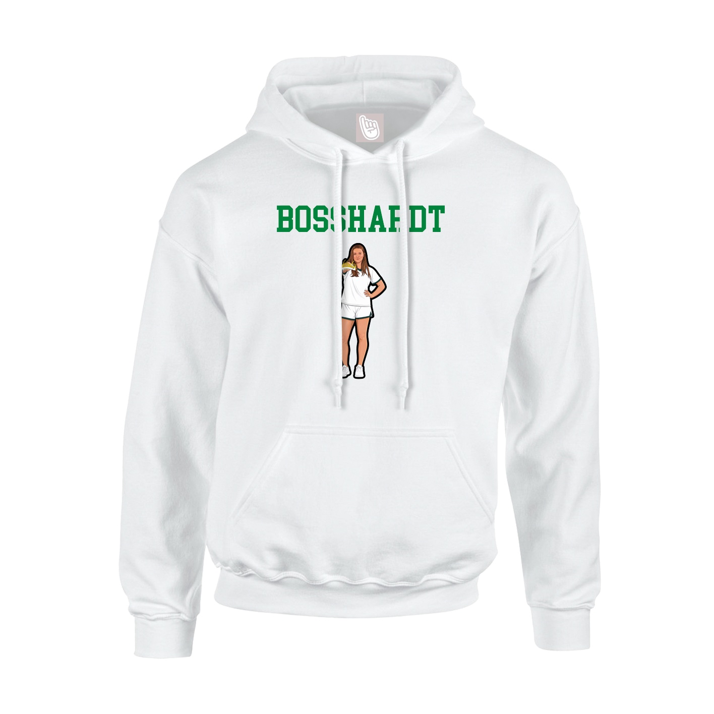 Youth Hoodie — Shirsey in White