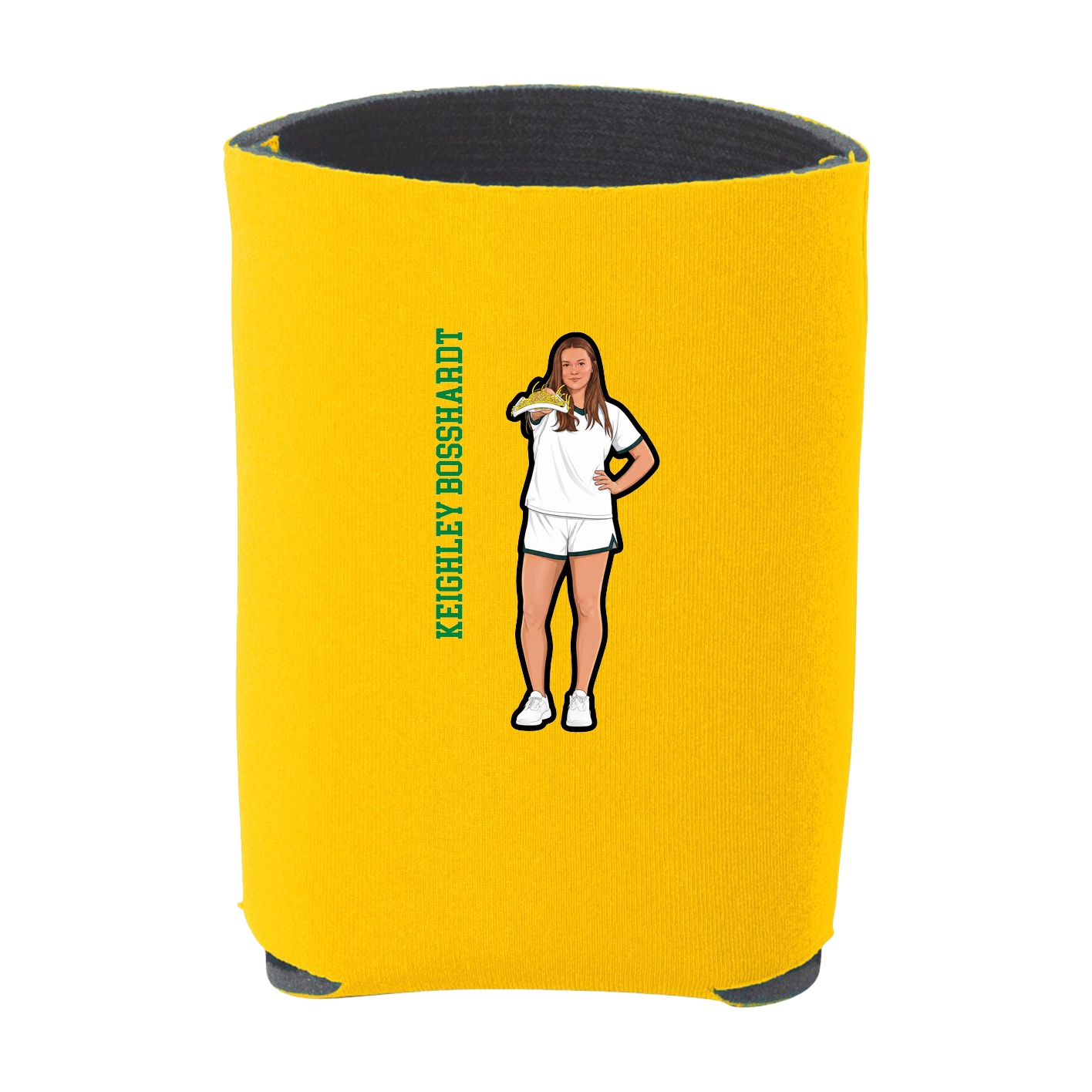Can Holder — Name Vertical in Yellow