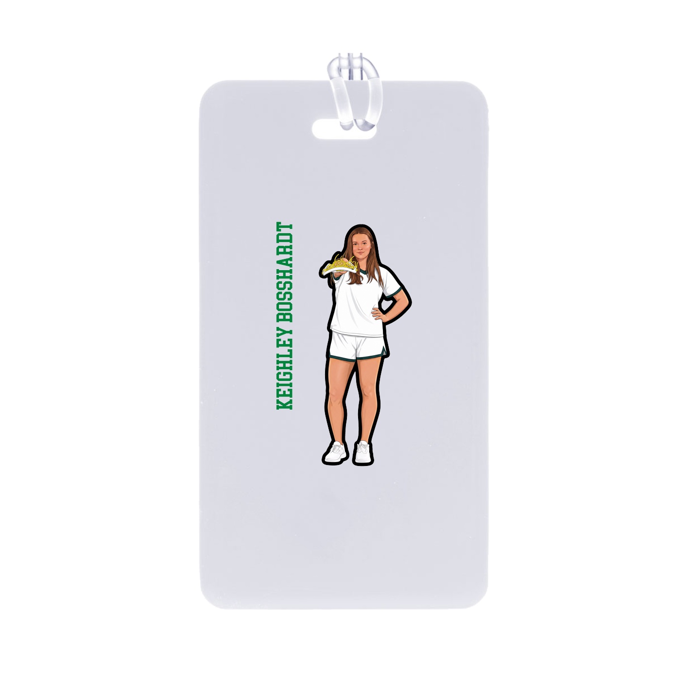Bag Tag — Name Vertical in Classic